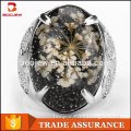 Custom factory price jewelry top quality luxury style ring with patterns